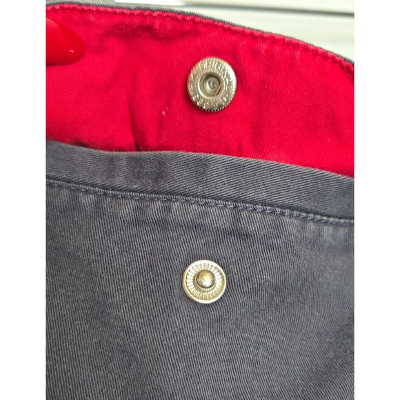 Vintage Polo Ralph Lauren Mens Chino Shorts Large Gray Blue Cotton Elastic Waist - Picture 10 of 16